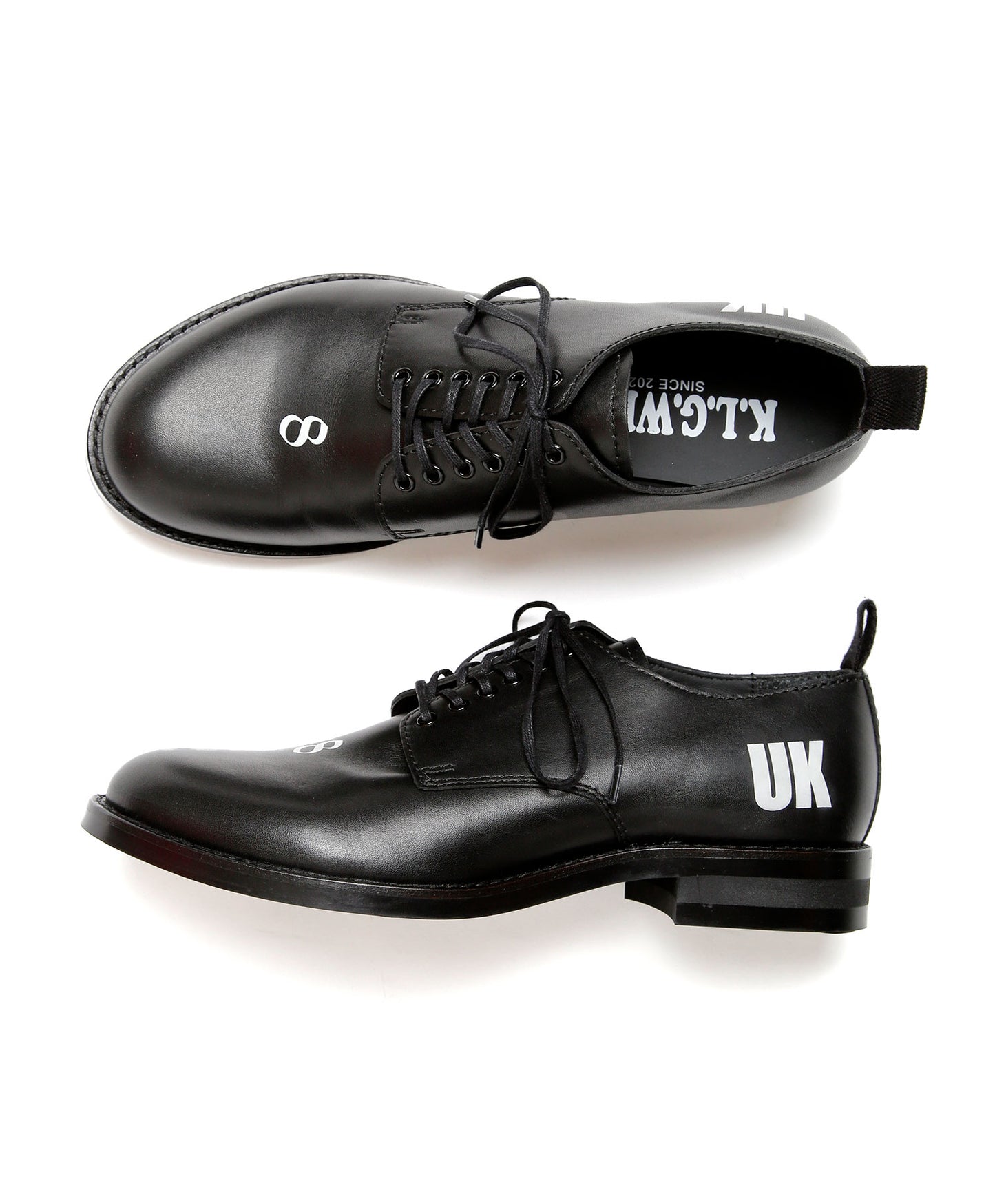UK OFFICER - Black Leather