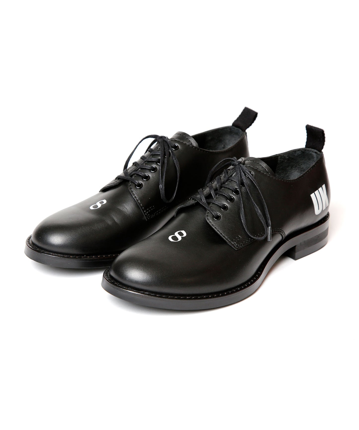 UK OFFICER - Black Leather