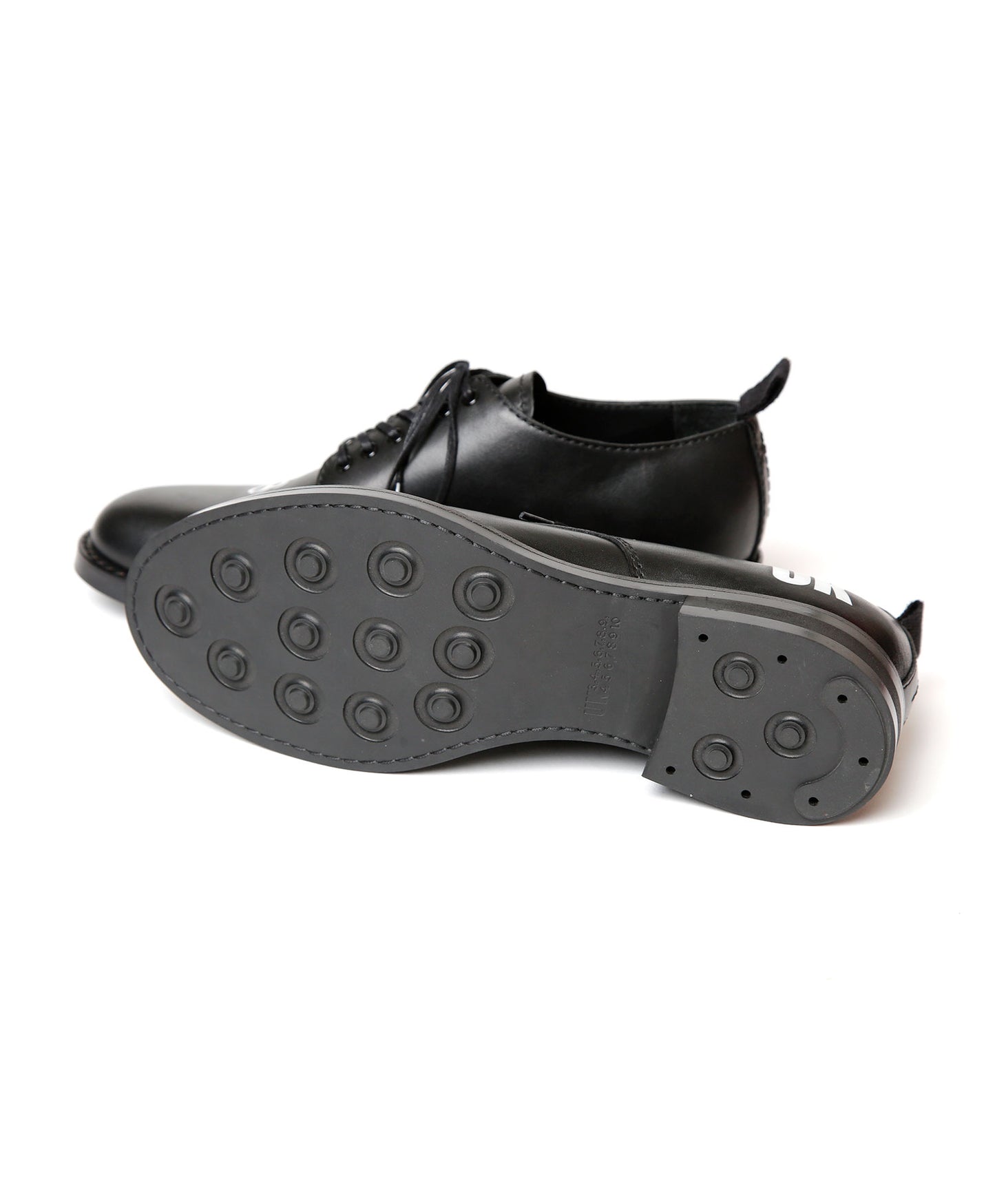 UK OFFICER - Black Leather