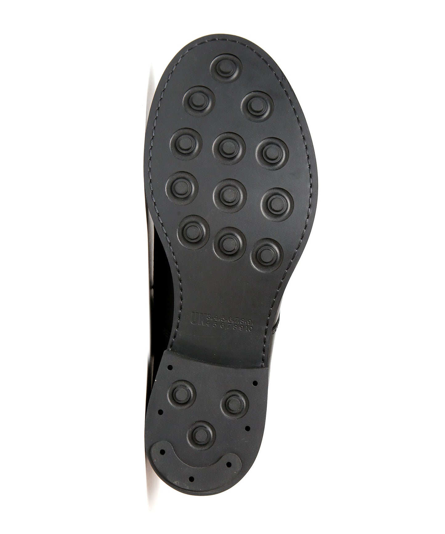 UK OFFICER - Black Leather