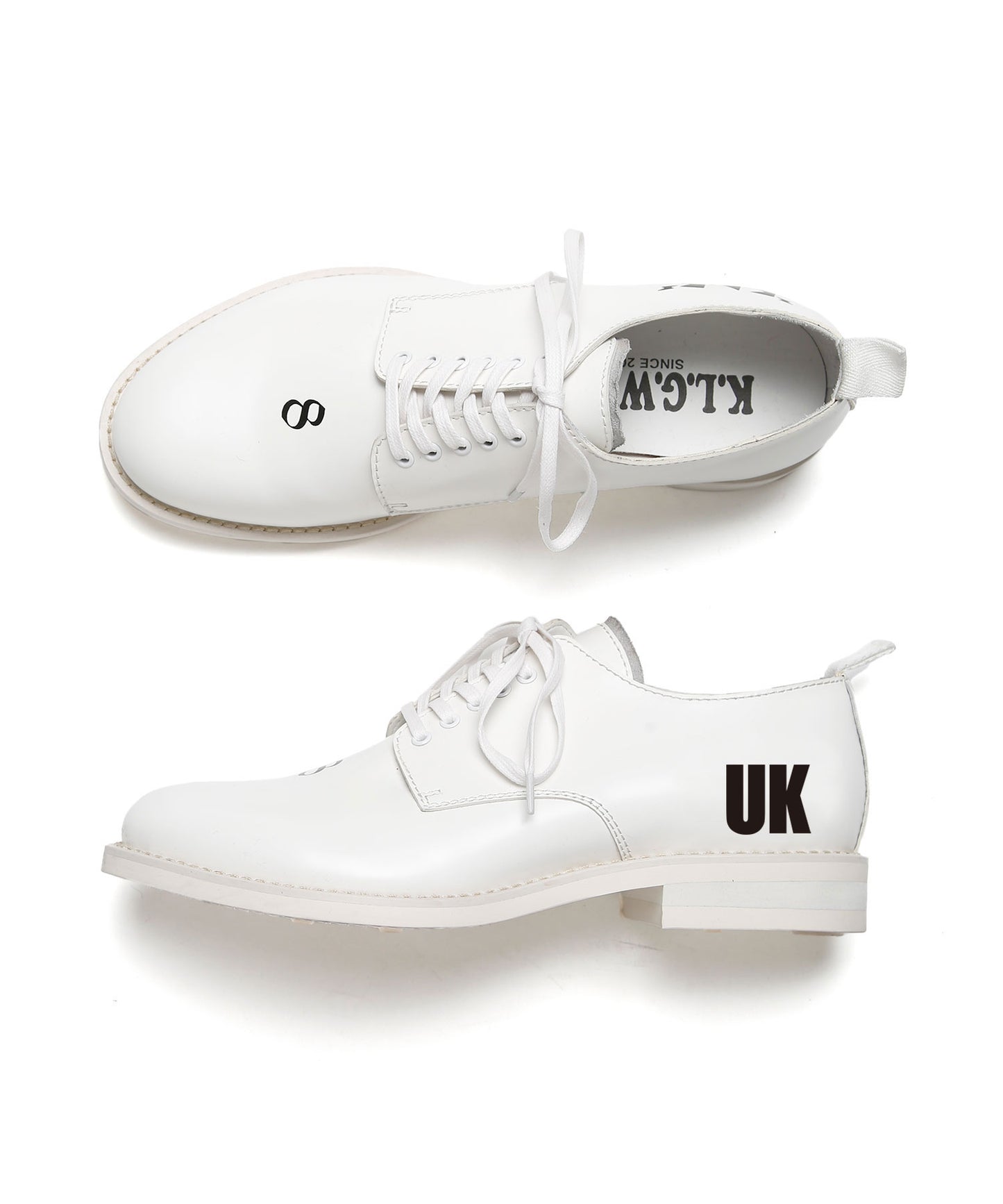 UK OFFICER - White Leather