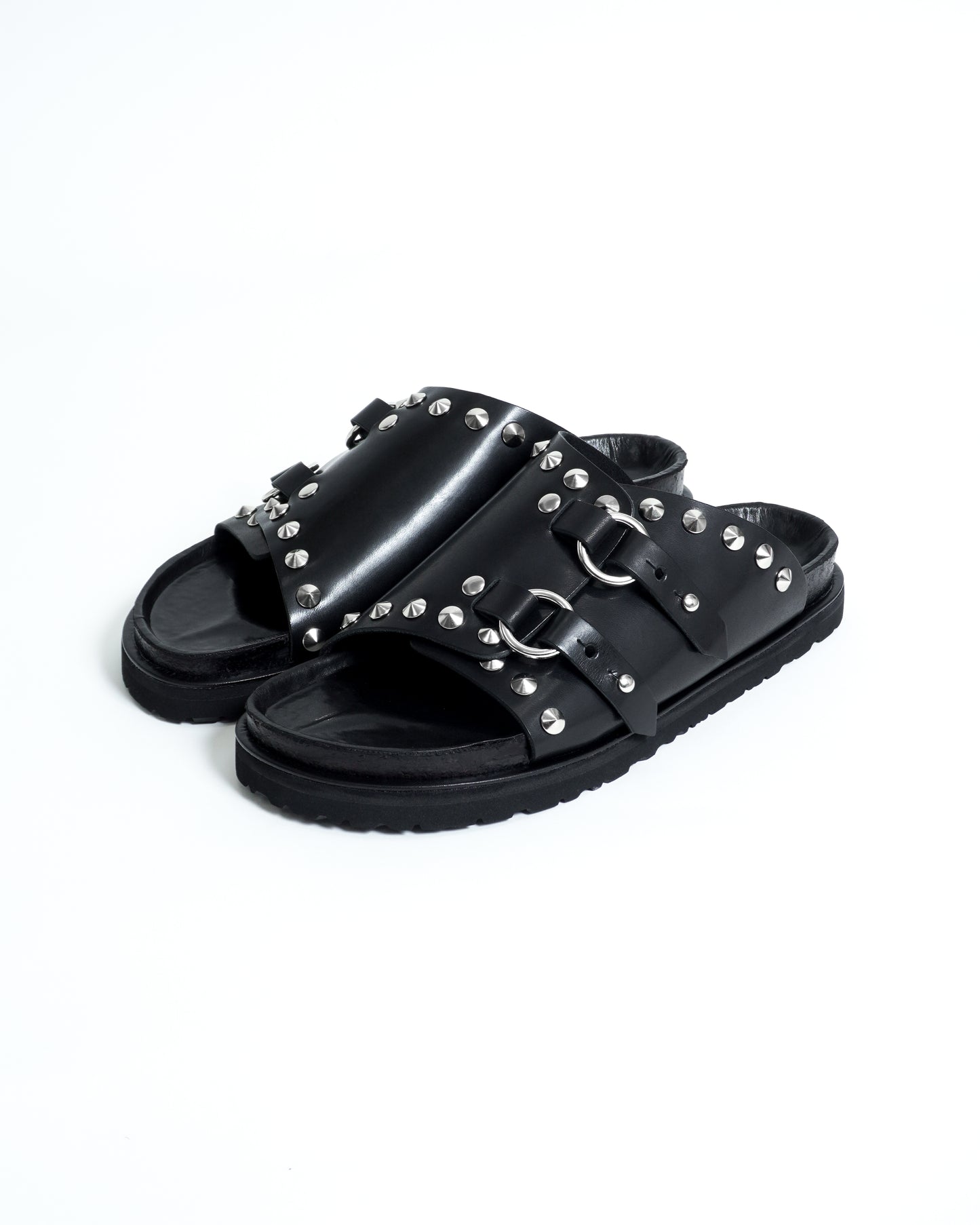 STUDS SANDAL - Black