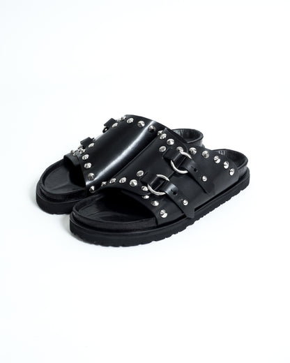 STUDS SANDAL - Black