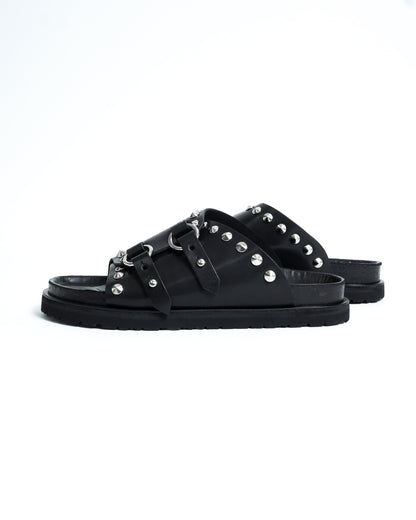 STUDS SANDAL - Black