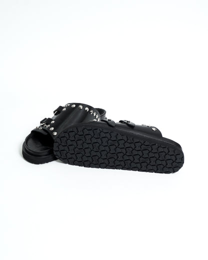 STUDS SANDAL - Black