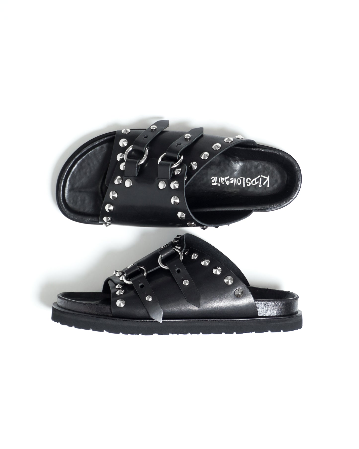 STUDS SANDAL - Black