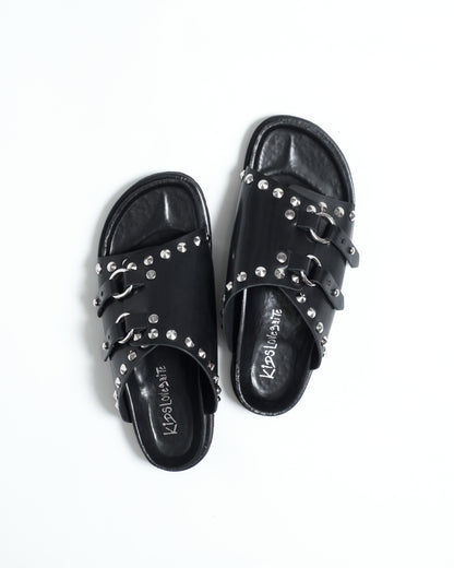STUDS SANDAL - Black