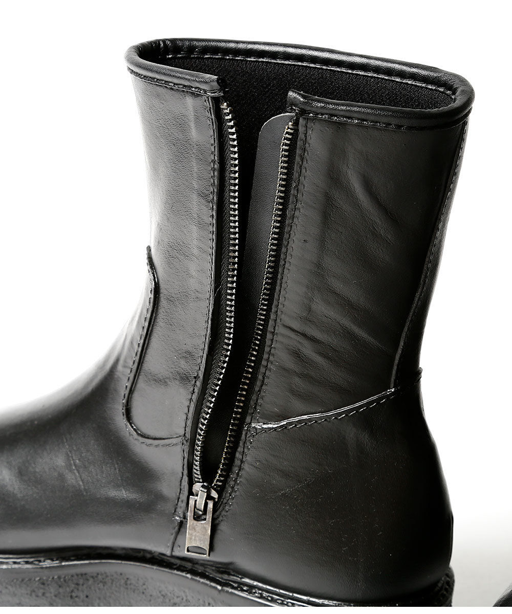 Rubber Side Zip Boots